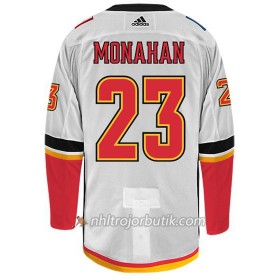 Män Ishockey Calgary Flames Tröja SEAN MONAHAN 23 Adidas Vit Authentic